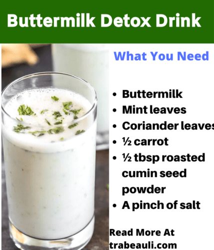 Buttermilk Detox Drink