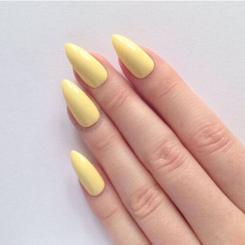 nail art designs in yellow