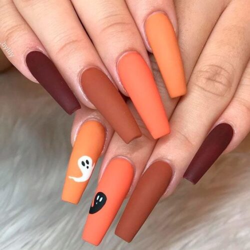 cute halloween nail art designs