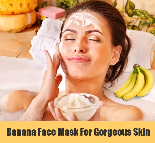 banana face mask for glowing skin