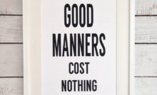 good manners