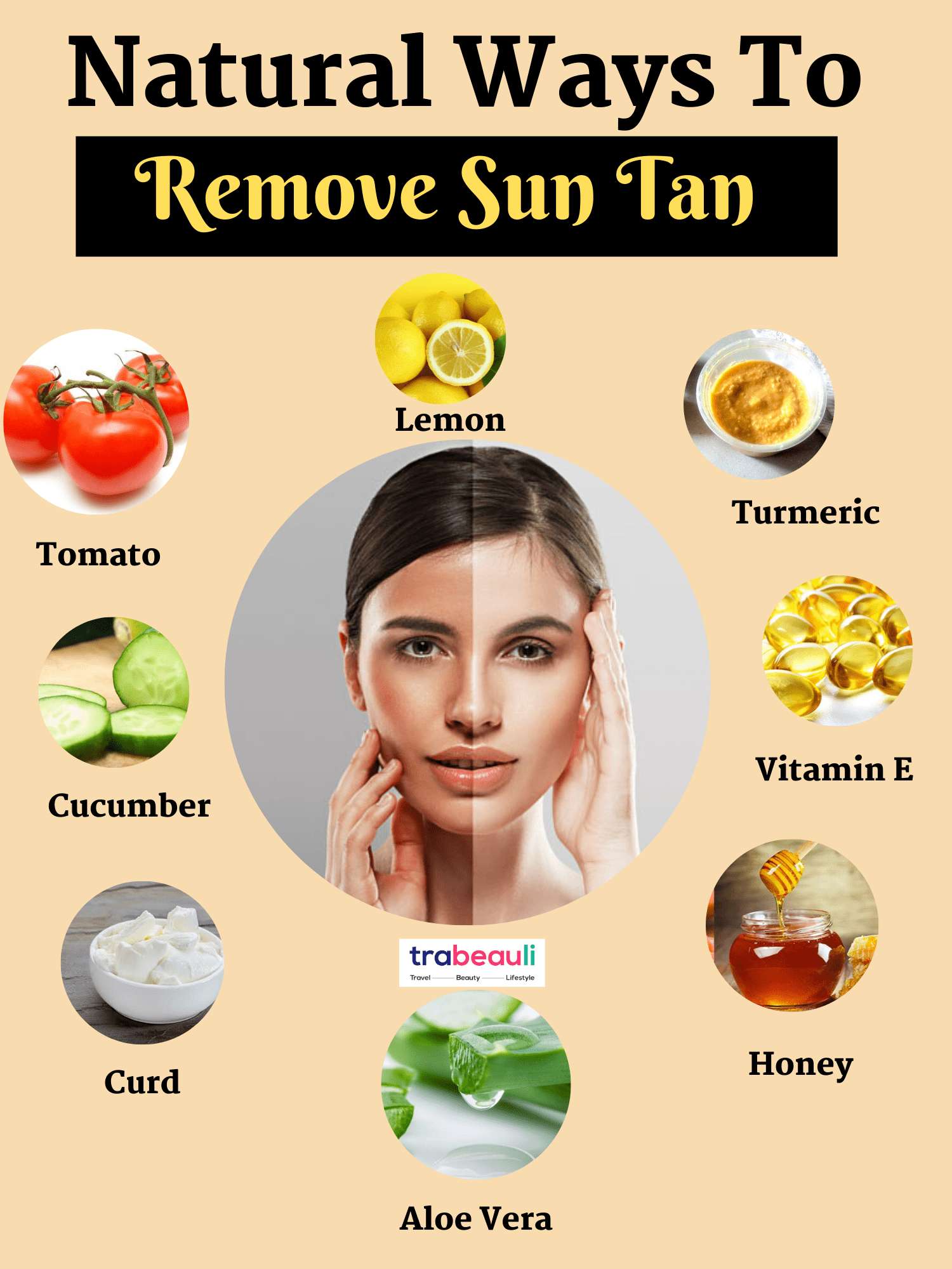 How to remove sun tan