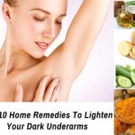 dark underarms home remedies