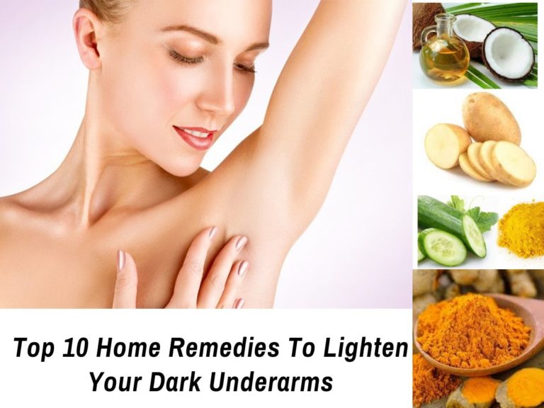 dark underarms home remedies
