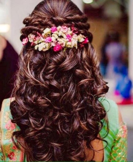 hairstyle for sangeet