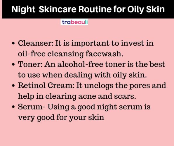 Night  Skincare Routine for Oily Skin
