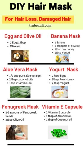 15 Diy Homemade Masks For Hair Growth And Repair Trabeauli - Diy Hair Mask For Growth Without Egg