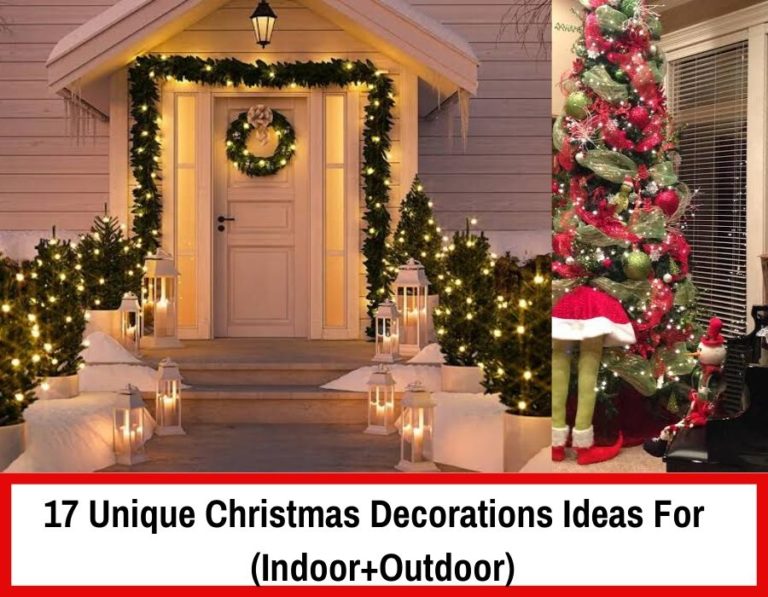 17 Unique Christmas Decorations Ideas For Indoor+Outdoor in 2019