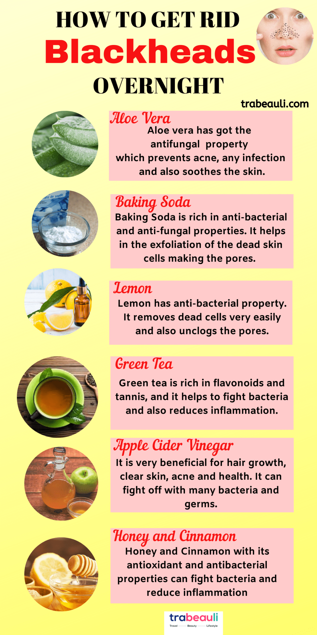 Picture of How To Remove Blackheads At Home Permanently | Trabeauli