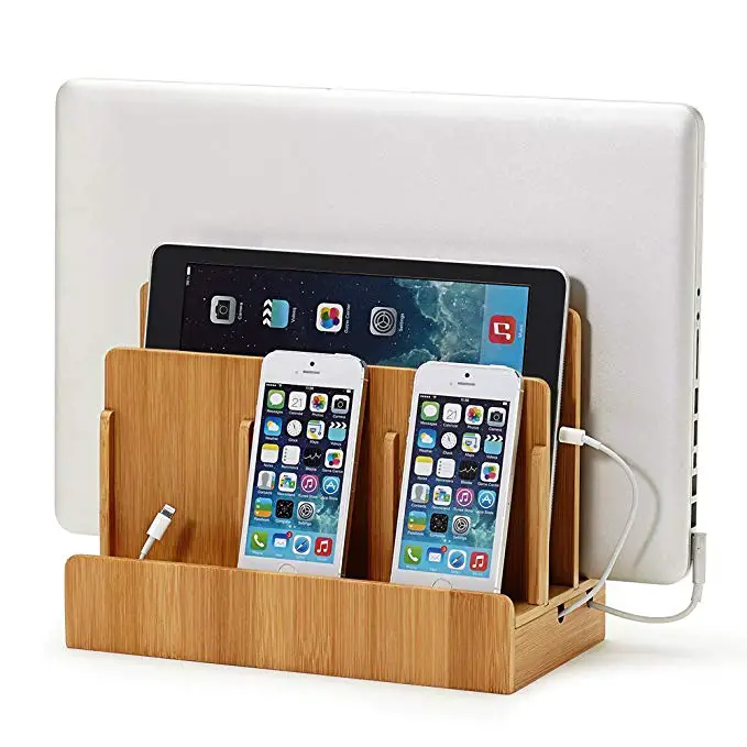 Bamboo Multi-Device Charging Station one of the best new year gifts 2020
