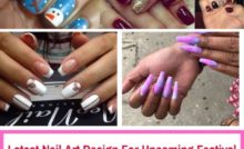 Latest Nail Art Design For Upcoming Festival