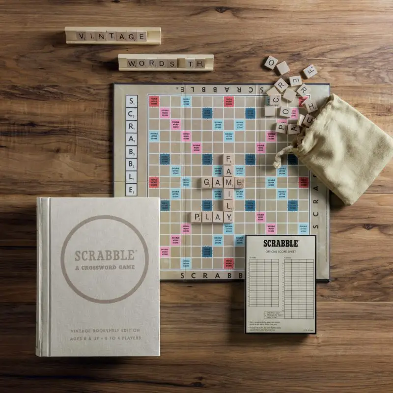 Scrabble vintage bookshelf edition one of the best new year gifts 2020