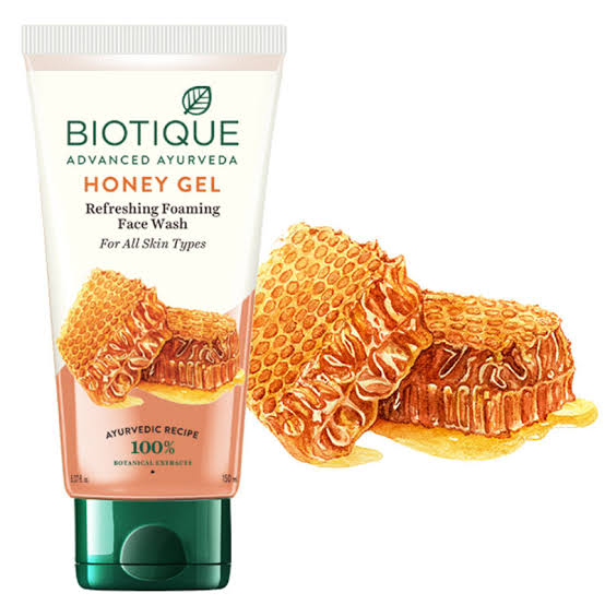 Biotique Bio Honey Gel Refreshing Foaming Face Wash one among Best Face Wash-2020 (India)