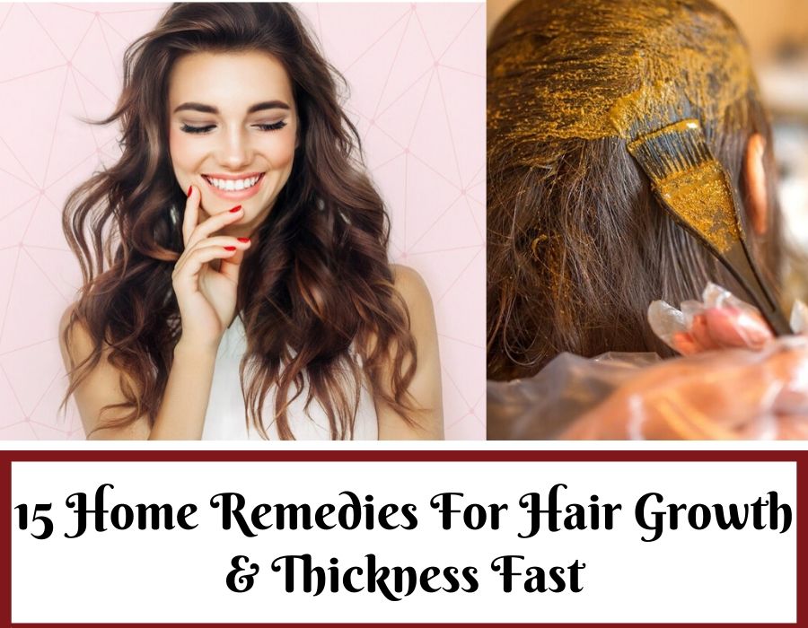 15 Hair Growth Home Remedies and Thickness Fast In a Week | Trabeauli