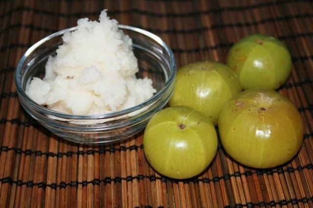 Indian Gooseberry and Coconut Oil-