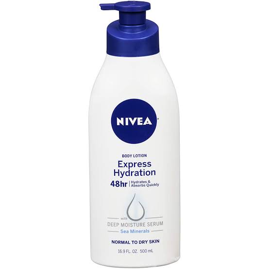 Nivea Express Hydration one of the best moisturizers for dry skin - 2020(india)