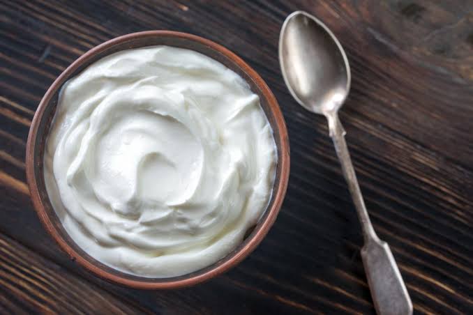 yogurt One of the home remedies for open pores