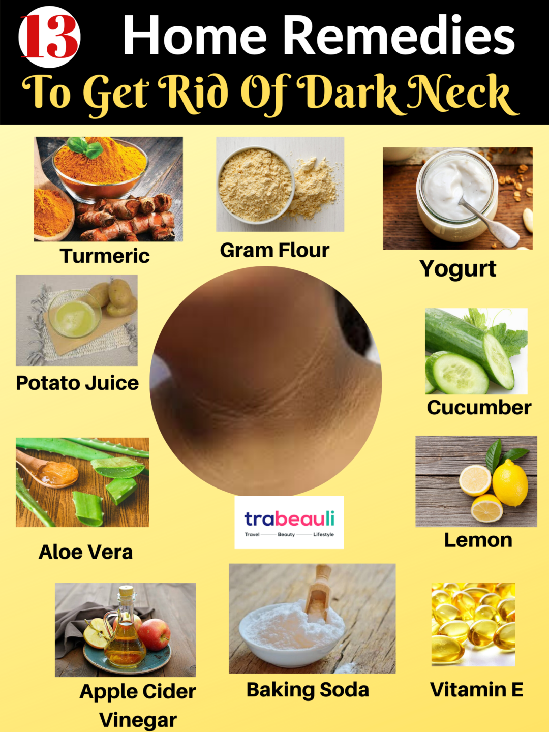 How to Get Rid of Dark Neck 13 Natural Home Remedies Beauty And