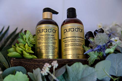 Pura D’Or Argan Oil Original Gold Label Anti-Hair Thinning Shampoo