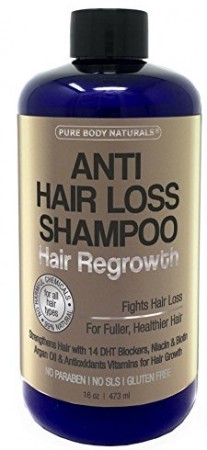Pure Body Naturals Restore And Strengthen Hair Loss Prevention Therapy Shampoo