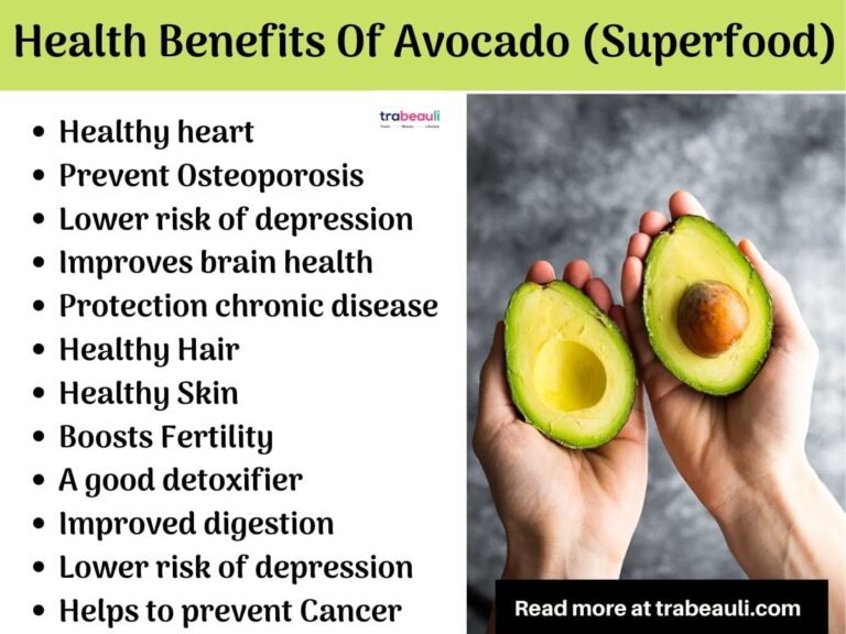 What Are The Health Benefits Of Avocado? - Beauty And Lifestyle Blog