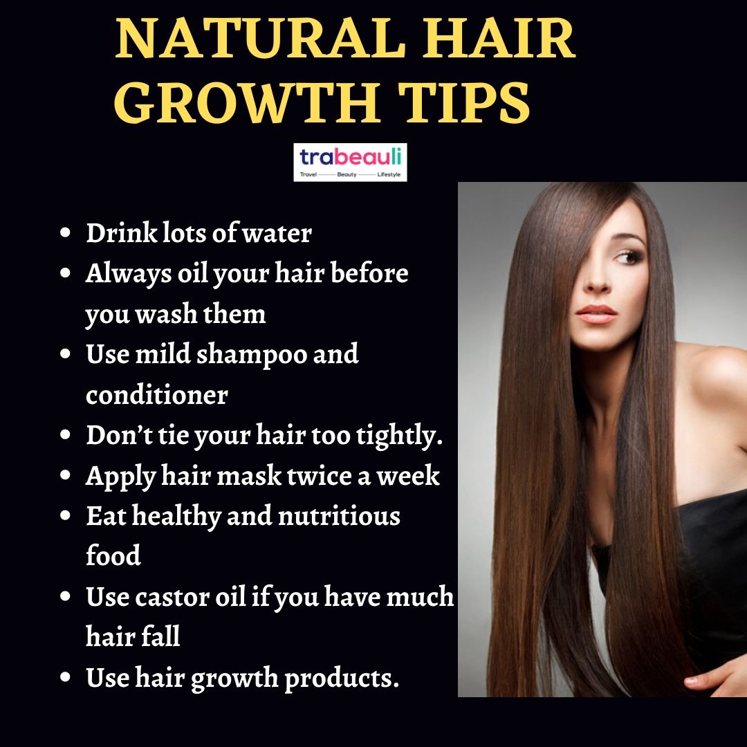 How To Grow Hair Faster In One Month Naturally At Home  Trabeauli