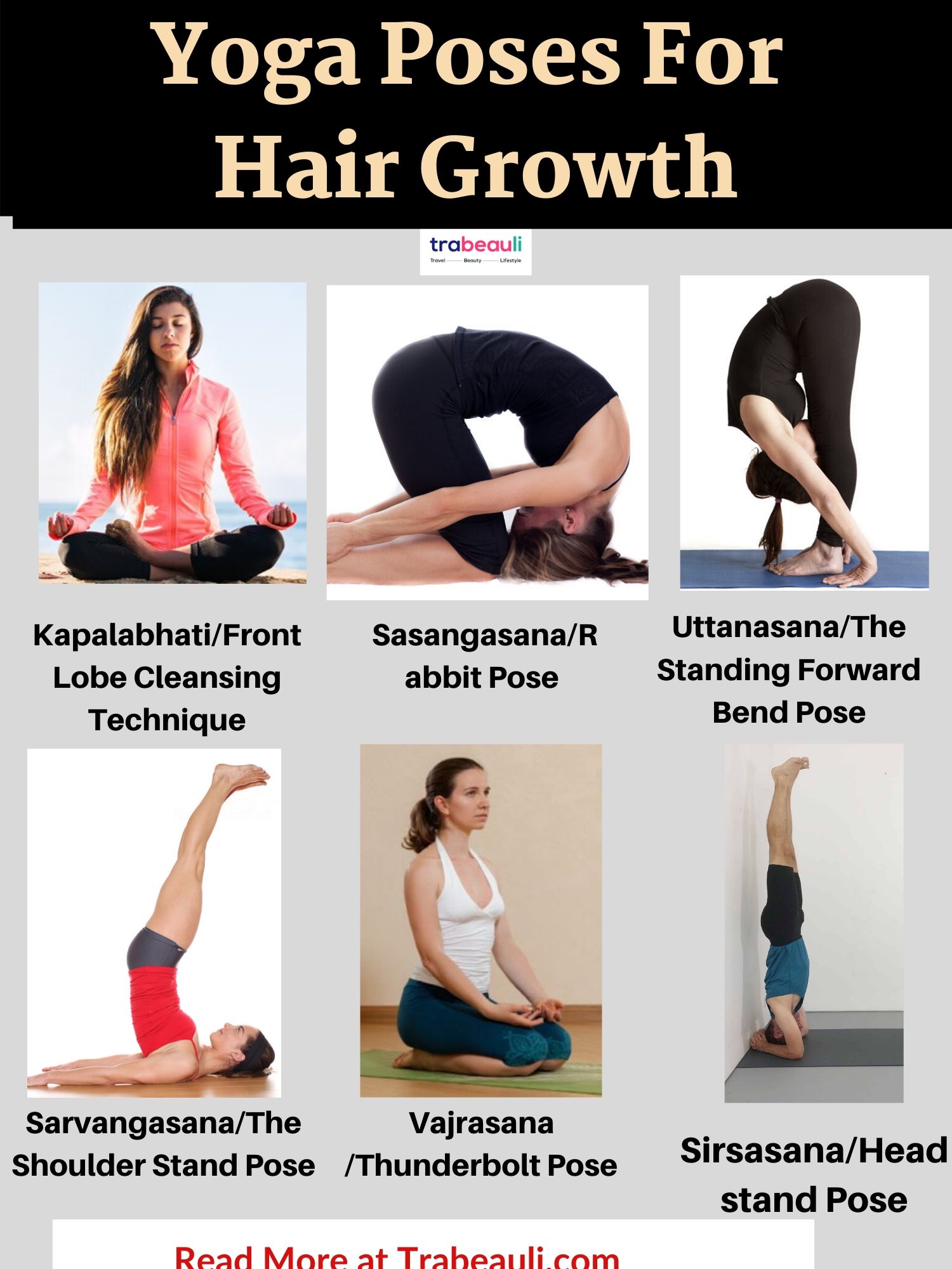 Yoga Poses For Hair Growth