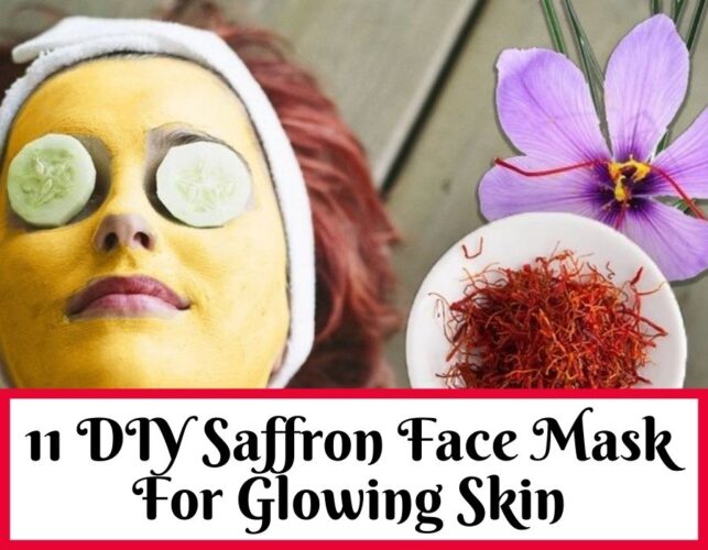 saffron face mask