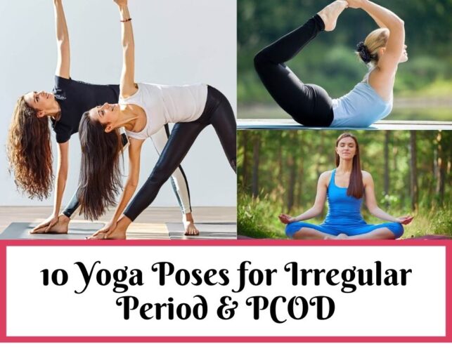 10 Yoga Poses for Irregular Period and PCOD (Step By Step) | Trabeauli