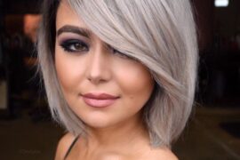 20 hairstyles for round face to look slim