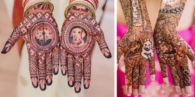 customised bridal mehndi design
