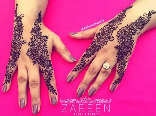 arabic mehndi design easy and beautiful for back hand
