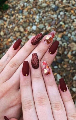 cute thanksgiving nail art designs