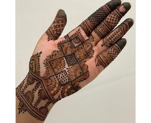 Front Hand Mehndi design Arabic