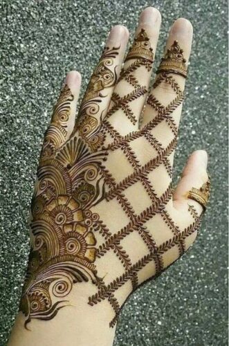 simple and easy mehndi designs for karva chauth