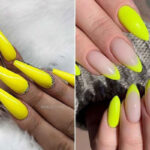 Nail Art Yellow Design