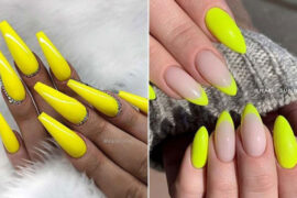 Nail Art Yellow Design