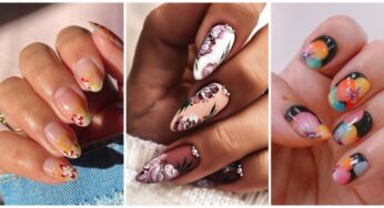 15+ Flower Nail Art Simple to Try in 2021