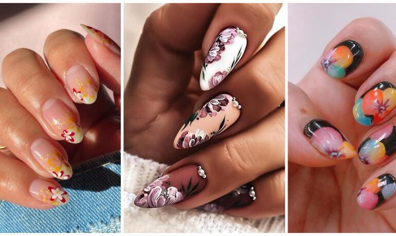 Flower Nail Art Design