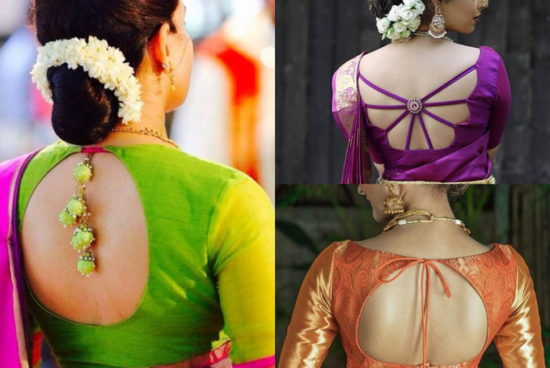 Latest Blouse Designs Backside