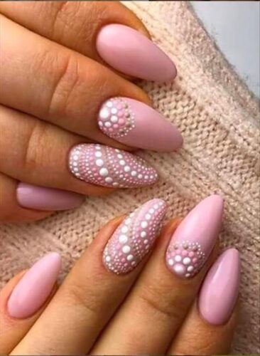 3D Spring nail art