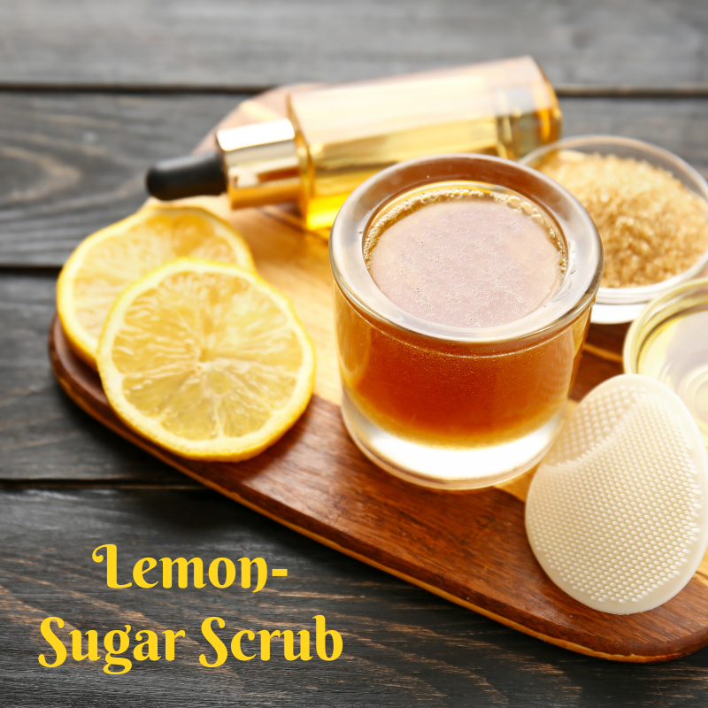 Lemon-sugar-scrub