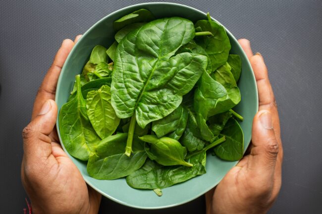 spinach for hair growth