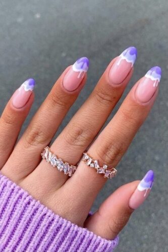 lavender nail art ideas