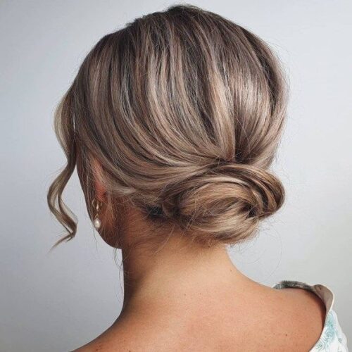 easy messy bun hairstyles for short hair