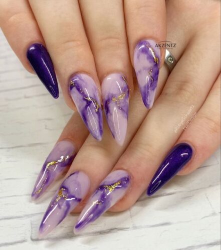 lavender nail color ideas