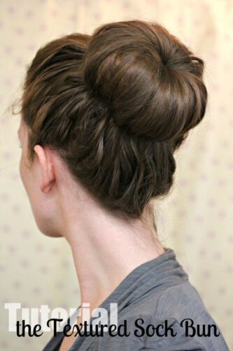 easy bun hairstyles for short hair