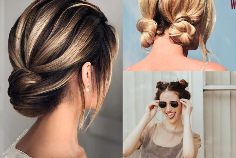 Bun Hairstyles For Short Hair