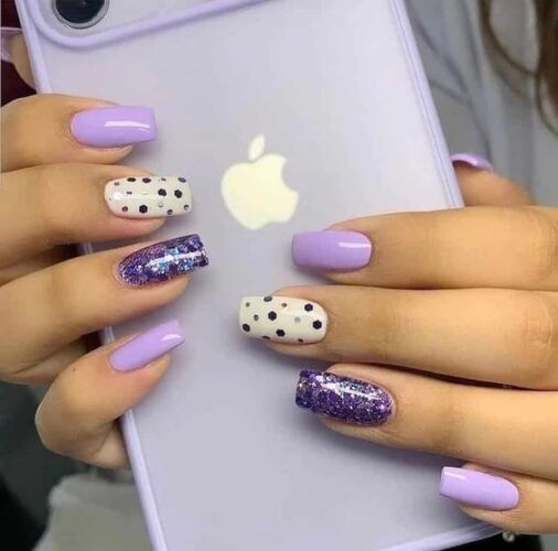 lavender nail art ideas