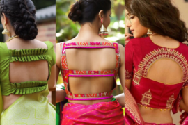 Latest Blouse Designs For Back Side